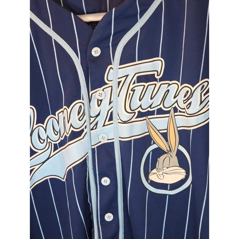 Looney Tunes Bugs Bunny Baseball Jersey Shorts 2 Piece Set‎ Men small